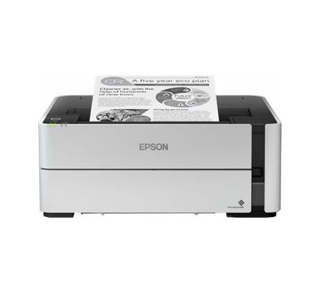 tlačiareň "ecoTANK" čb atrament EPSON M1180, A4, USB, Ethernet, Wi-Fi, DUPLEX (C11CG94403)