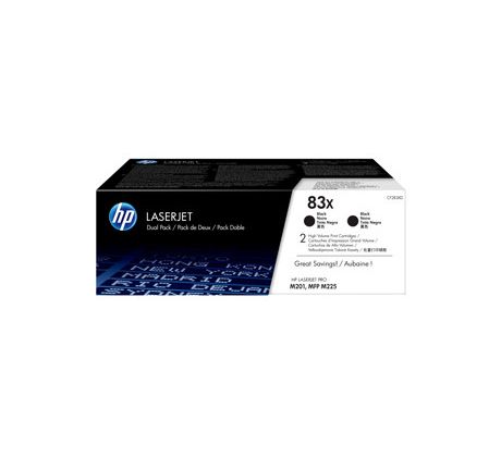 TONER HP CF283XD HP83X čierny dvojbalenie (2x 2200 str.) (CF283XD)