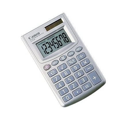 vrecková kalkulačka CANON LS-270H, 8 miest, solárne napájanie + batérie (5932A016)