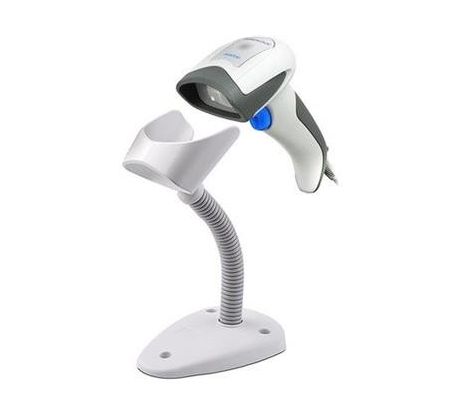 Skener čiarových kódov Datalogic QuickScan QD2430, 2D Area Imager, USB Kit with 90A052065 Cable and Stand, White (QD2430-WHK1S)