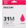 toner RICOH Typ GC 31 LC Magenta GXe2600/GXe3000N/GXe3300N/GXe3350N/GXe5550 (405690)