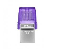 USB kľúč Kingston DataTraveler microDuo 3C 64GB USB 3.0/3.1 flashdisk (DTDUO3CG3/64GB)