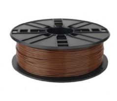 PLA plastic filament for 3D printers, 1.75 mm diameter, brown (3DP-PLA1.75-01-BR)