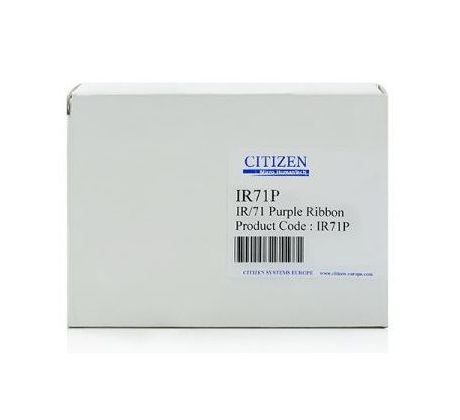 ink ribbon CITIZEN purple IR71P, DP700/730 (3000100)