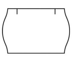 cenovkové etikety 25x16 CONTACT METO 14 - biele (pre etiketovacie kliešte) 1.100 ks/rol. (15142500)