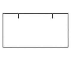 cenovkové etikety 37x19 CONTACT - biele (pre etiketovacie kliešte) 1.000 ks/rol. (15037100)