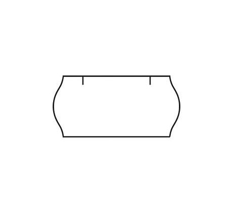 cenovkové etikety 26x12 CONTACT METO 100 - biele (pre etiketovacie kliešte) 1.500 ks/rol. (15102600)