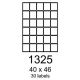 etikety RAYFILM 40x46 univerzálne biele R01001325A (100 list./A4) (R0100.1325A)
