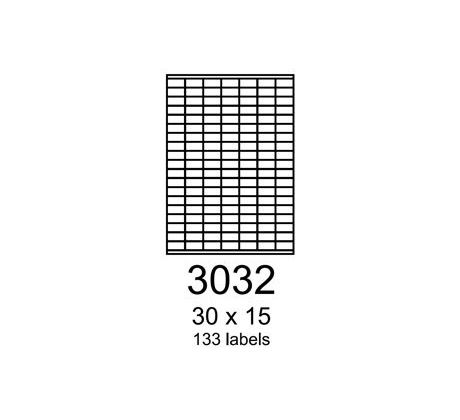 etikety RAYFILM 30x15 KRAFT hnedé s prúžkami laser R01663032A-LCUT (100 list./A4) (R0166.3032A-LCUT)