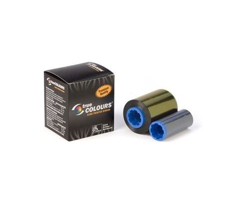 Ribbon Cartridge for ZEBRA CARD Printer P300i, monochrome black, 1000 prints per Roll (800015-101)