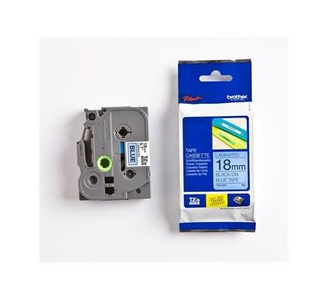 páska BROTHER TZ541 čierne písmo, modrá páska Tape (18mm) (TZE541)