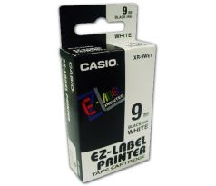 páska CASIO XR-9WE1 Black On White Tape EZ Label Printer (9mm) (XR-9WE1)