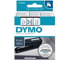 páska DYMO 40914 D1 Blue On White Tape (9mm) (S0720690)
