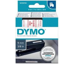 páska DYMO 40915 D1 Red On White Tape (9mm) (S0720700)