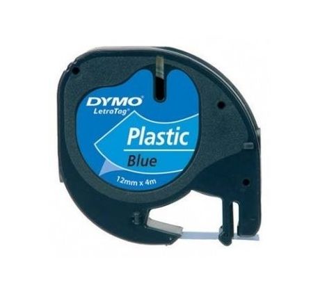 páska DYMO 59426 LetraTag Blue Plastic Tape (12mm) (S0721700/600/650)