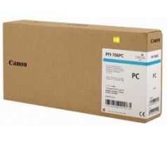 kazeta CANON PFI-706PC photo cyan iPF 8300/8300s/8400/9400/9400s (700 ml) (6685B001)