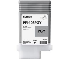 kazeta CANON PFI-106PGY Photo Grey pre iPF 6300/6300s/6350/6400/6450 (130ml) (6631B001)