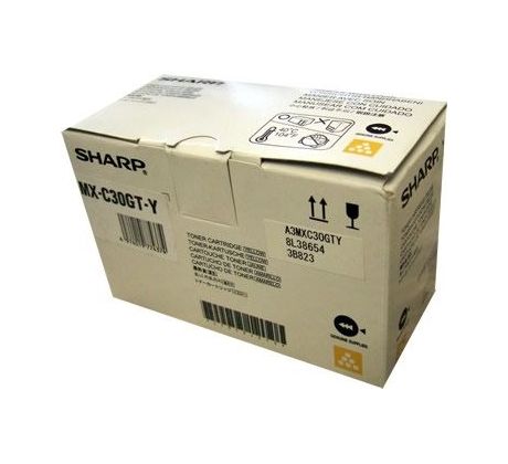 toner SHARP MX-C30GTY Yellow MX-C250/C300/C301/C303/C304 (6000 str.) (MXC30GTY)
