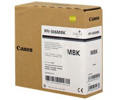 kazeta CANON PFI-306MBK matte black iPF 8300/8300s/8400/8400s/9400/9400s (330 ml) (6656B001)