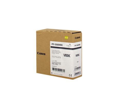 kazeta CANON PFI-306MBK matte black iPF 8300/8300s/8400/8400s/9400/9400s (330 ml) (6656B001)