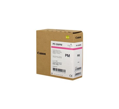 kazeta CANON PFI-306PM photo magenta iPF 8300/8300s/8400/9400/9400s (330ml) (6662B001)