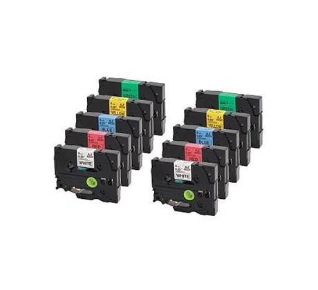 alt. páska Ecodata pre BROTHER TZE-741 čierne písmo, zelená páska Tape (18mm) (ECO-TZE-741)