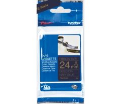 páska BROTHER TZeRN54 zlaté písmo, námornícka-modrá stužková páska Tape (24mm) (TZERN54)