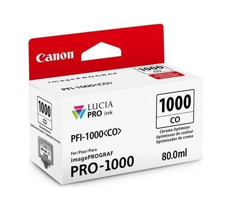 kazeta CANON PFI-1000CO Chroma Optimizer iPF PRO-1000 (80 ml) (0556C001)