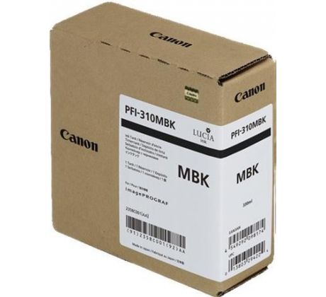 kazeta CANON PFI-310MBK matte black iPF TX-2000/2100/3000/3100/3200/4000/4100/4200 (330 ml) (2358C001)