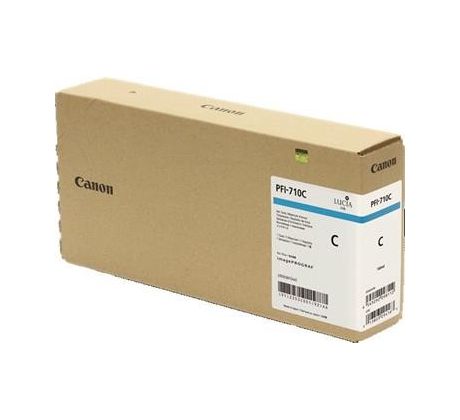 kazeta CANON PFI-710C cyan iPF TX-2000/2100/3000/3100/4000/4100 (700 ml) (2355C001)