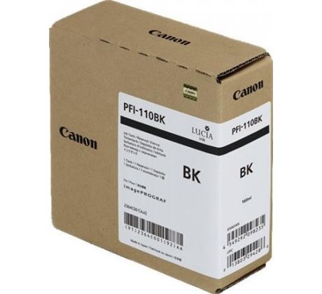 kazeta CANON PFI-110BK black iPF TX-2000/2100/3000/3100/4000/4100 (160 ml) (2364C001)