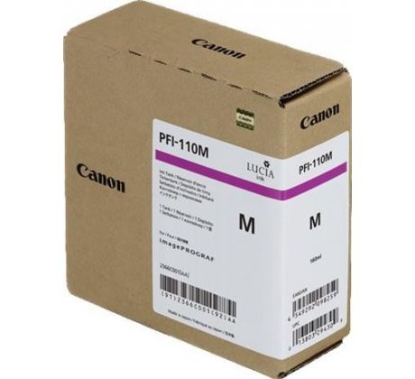 kazeta CANON PFI-110M magenta iPF TX-2000/2100/3000/3100/4000/4100 (160 ml) (2366C001)
