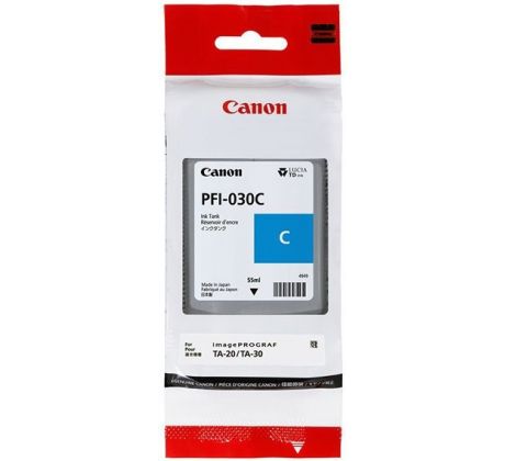 kazeta CANON PFI-030C cyan iPF TA-20/TA-30, TM-240/340 (55 ml) (3490C001)