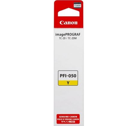 atramentová náplň CANON PFI-050Y yellow iPF TC-20 (70 ml) (5701C001)