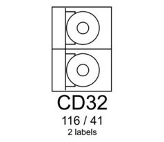 etikety RAYFILM CD32 116/41 fotolesklé biele inkjet 120g R0115CD32G (R0115.CD32G)