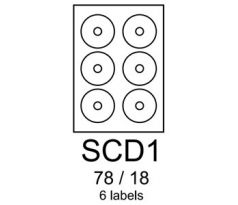 etikety RAYFILM SCD1 78/18 vysokolesklé biele laser R0119SCD1A (100 list./A4) (R0119.SCD1A)