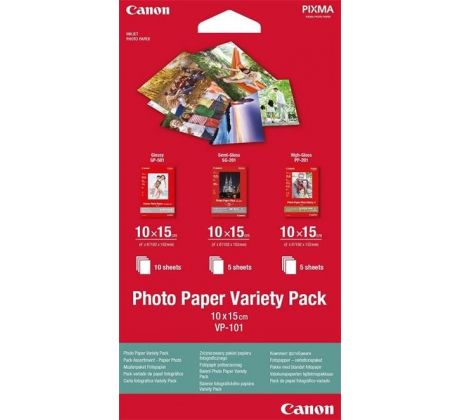 Canon Papier Variety Pack VP-101 10x15cm 10+5+5ks (VP101) (0775B078)