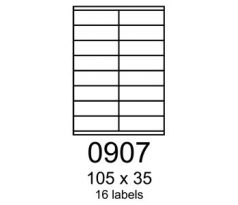etikety RAYFILM 105x35 univerzálne biele R01000907A (100 list./A4) (R0100.0907A)
