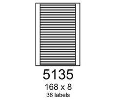 etikety RAYFILM 168x8 žlté flourescentné laser R01315135F (1.000 list./A4) (R0131.5135F)