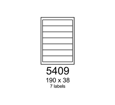 etikety RAYFILM 190x38 univerzálne biele R01005409A (100 list./A4) (R0100.5409A)