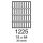 etikety RAYFILM 19x64 univerzálne biele R01001225F (1.000 list./A4) (R0100.1225F)