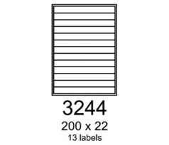 etikety RAYFILM 200x22 univerzálne biele R01003244A (100 list./A4) (R0100.3244A)