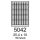 etikety RAYFILM 25,4x10 univerzálne žlté R01215042A (100 list./A4) (R0121.5042A)