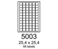 etikety RAYFILM 25,4x25,4 univerzálne biele R01005003A (100 list./A4) (R0100.5003A)