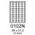 etikety RAYFILM 38x21,2 vysokolesklé biele laser R01190102NA (100 list./A4) (R0119.0102NA)
