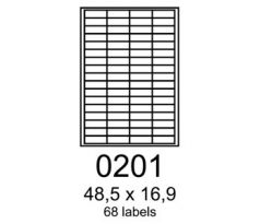 etikety RAYFILM 48,5x16,9 univerzálne biele R01000201A (100 list./A4) (R0100.0201A)