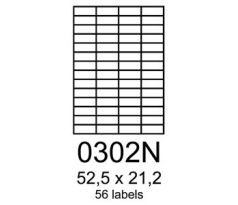 etikety RAYFILM 52,5x21,2 univerzálne biele R01000302NA (100 list./A4) (R0100.0302AN)