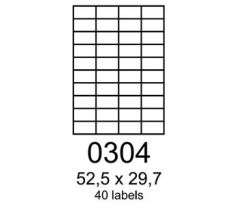 etikety RAYFILM 52,5x29,7 biele s odnímateľným lepidlom R01020304A (100 list./A4) (R0102.0304A)