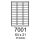 etikety RAYFILM 64x21 vysokolesklé biele laser R01197001A (100 list./A4) (R0119.7001A)