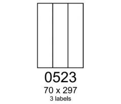 etikety RAYFILM 70x297 univerzálne biele R01000523A (100 list./A4) (R0100.0523A)